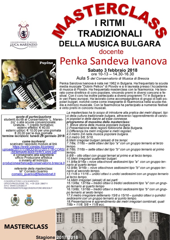 MASTERCLASS 2017-02-03 Sandeva - Locandina