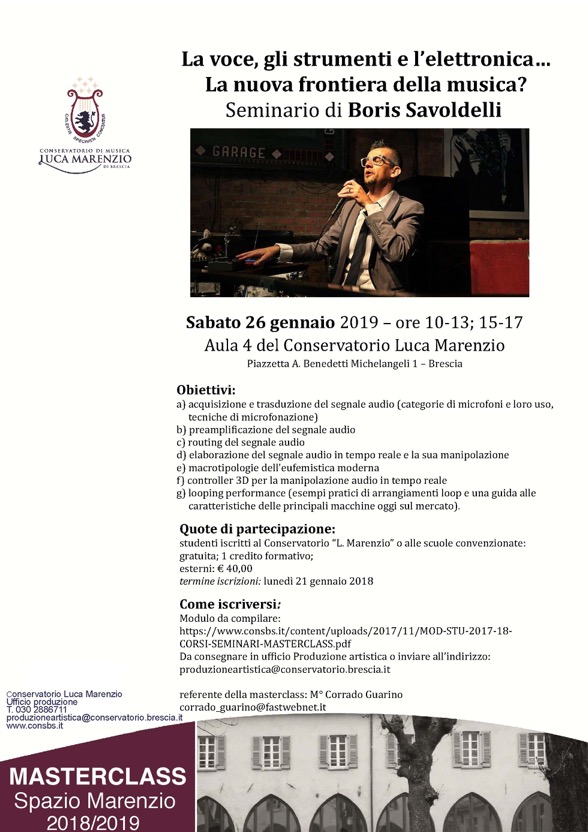 MASTERCLASS 2019-26-01 - Boris Savoldelli - locandina